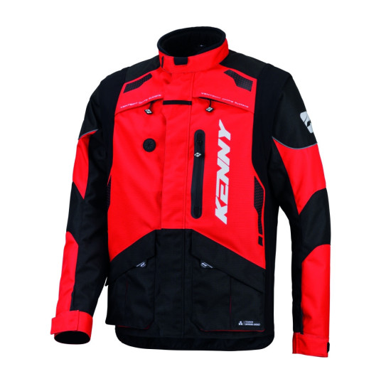 KENNY RACING ADVENTURE/ENDURO JACKET TITANIUM RED COLOR RED SIZE XXL