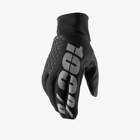 100 PERCENT WINTER GLOVES CROSS / ENDURO HYDROMATIC BRISKER BLACK (WATERPROOF) COLOR BLACK SIZE M