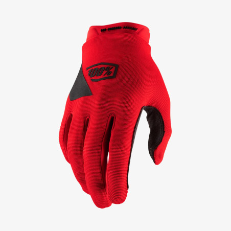 100 PERCENT CROSS / ENDURO RIDECAMP RED GLOVES COLOR RED SIZE M