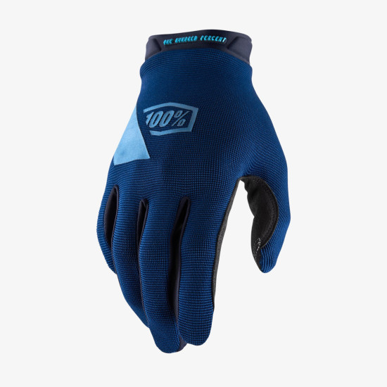 100 PERCENT CROSS / ENDURO RIDECAMP GLOVES NAVY BLUE SIZE S