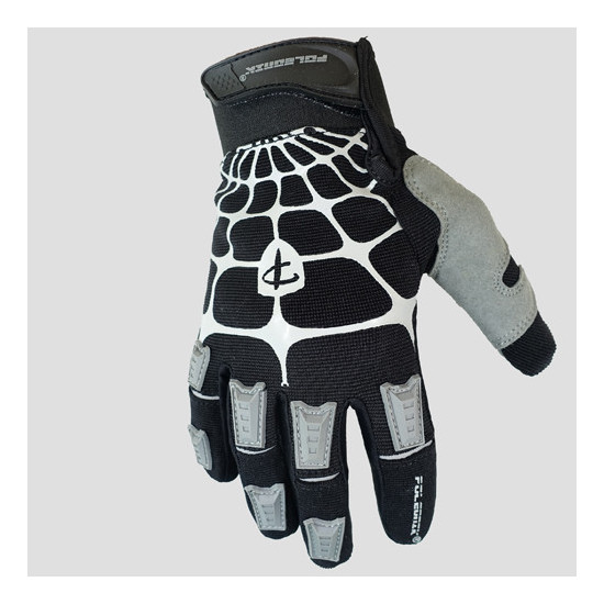 POLEDNIK PROMOTION GLOVES / CROSS GLOVES MODEL WEB MX COLOR BLACK / GRAY SIZE S