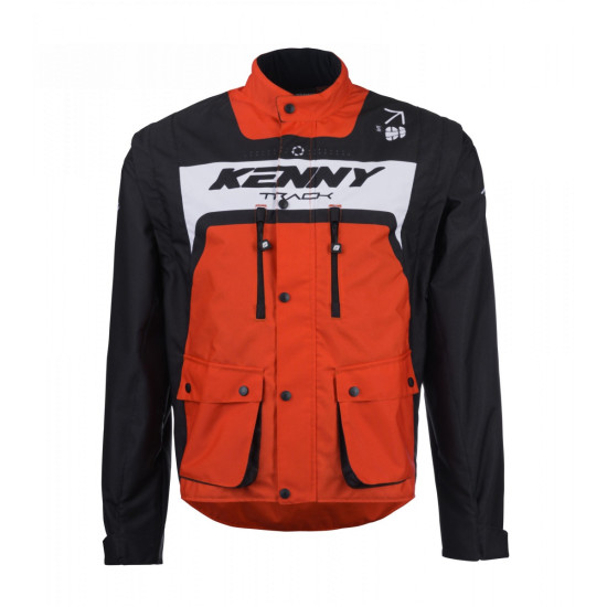 KENNY RACING ADVENTURE/ENDURO JACKET TRACK ORANGE COLOR BLACK / ORANGE / WHITE SIZE XXL