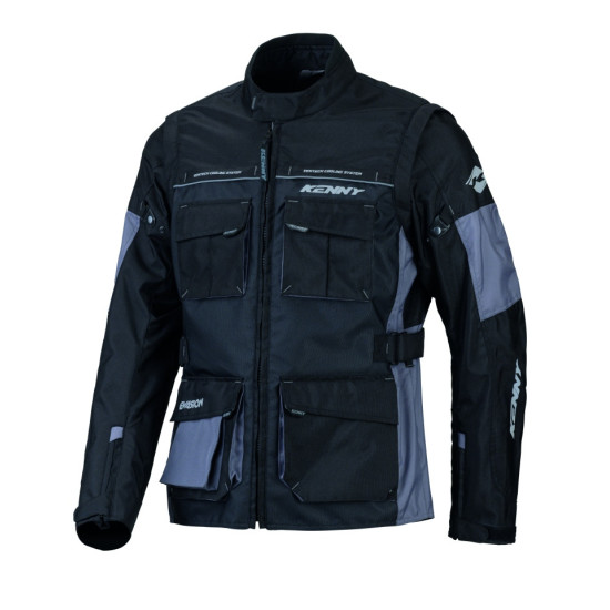 KENNY RACING ATV/ADVENTURE EVASION BLACK JACKET SIZE L
