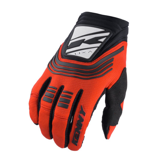 KENNY RACING KROSO / ENDURO PIRŠTINĖS, TITANO MĖLYNOS, RAUDONOS SPALVOS, RAUDONOS / JUODOS / BALTOS, DYDIS XXXL