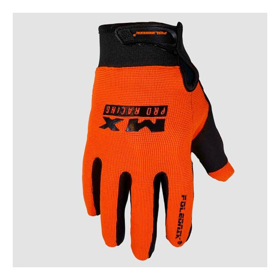 POLEDNIK GLOVES / CROSS GLOVES MODEL MX PRO EVO COLOR ORANGE SIZE XL