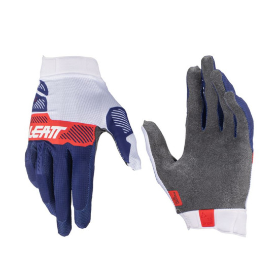 LEATT MOTO 1.5 GRIPR PIRŠTINĖS, MĖLYNOS, RAUDONOS, BALTOS, S DYDIS