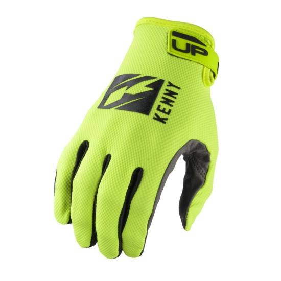 KENNY RACING CROSS / ENDURO / MTB GLOVES MODEL UP NEON YELLOW COLOR FLUO YELLOW / BLACK SIZE S