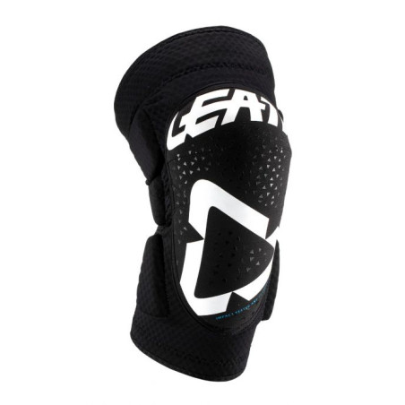 LEATT (2022/2023) PASSIONAL PROTECTION 3DF 5.0 KNEE GUARD WHITE / Black Color White / Black Size XXL