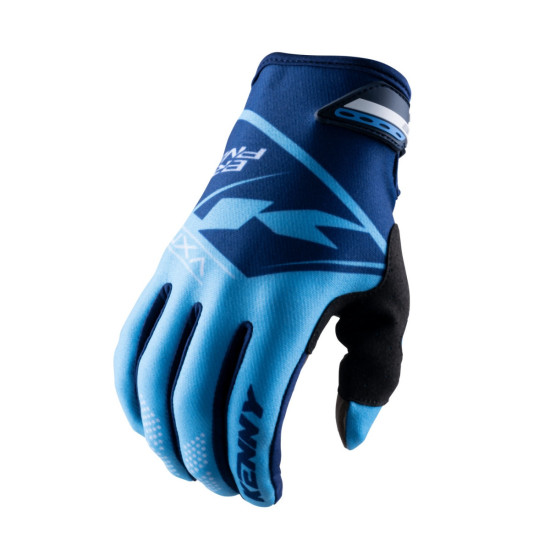 KENNY RACING CROSS / ENDURO GLOVES BRAVE BLUE MODEL COLOUR BLUE / NAVY SIZE XS