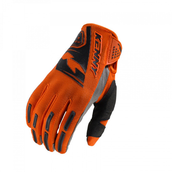 KENNY RACING CROSS / ENDURO GLOVES MODEL PERFORMANCE ORANGE COLOR ORANGE / BLACK SIZE XL