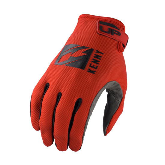 KENNY RACING CROSS / ENDURO / MTB GLOVES MODEL UP RED COLOR RED / BLACK SIZE XXS