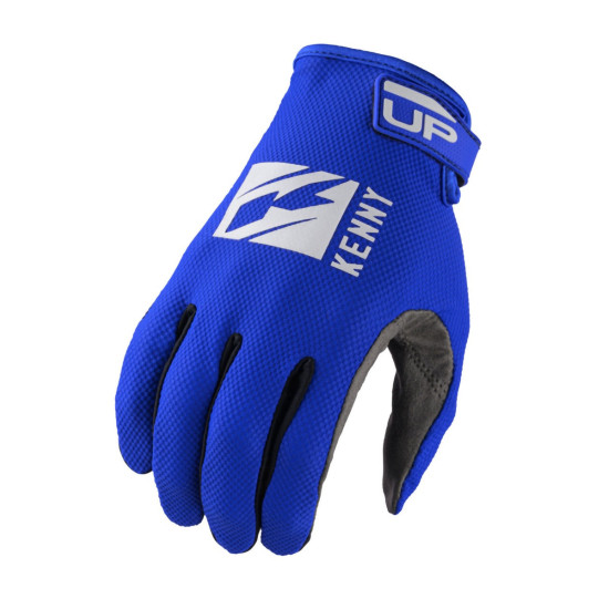 KENNY RACING CROSS / ENDURO / MTB GLOVES MODEL UP BLUE COLOR BLUE / WHITE SIZE XXS