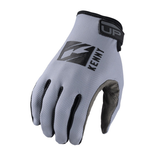 KENNY RACING CROSS / ENDURO / MTB GLOVES MODEL UP GREY COLOR GREY / BLACK SIZE XXS
