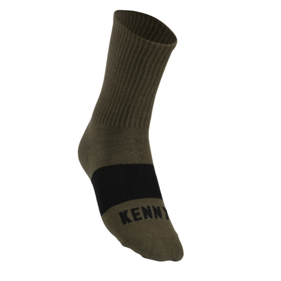 KENNY RACING KAKI kojinės, žalios / juodos, dydis 43 / 46