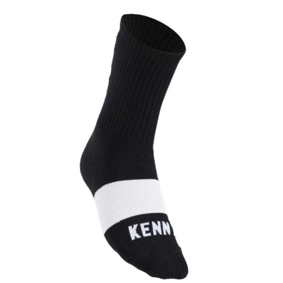 KENNY RACING SOCKS BLACK COLOR BLACK / WHITE SIZE 39 / 42