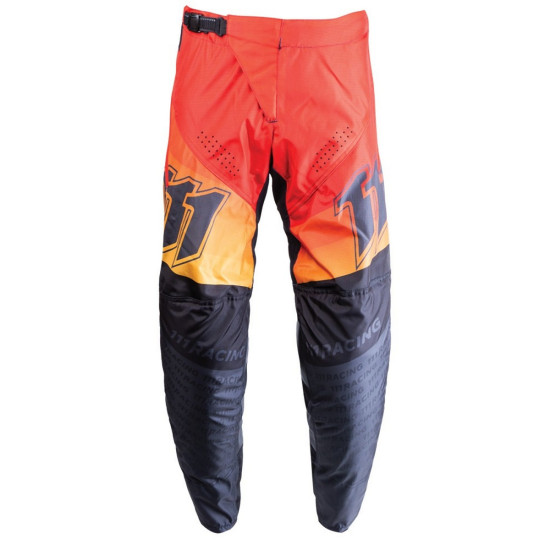 111 RACING SALE MOTO 111.3 PANTS - SPECTRAL COLOR BLACK / RED / ORANGE SIZE 34