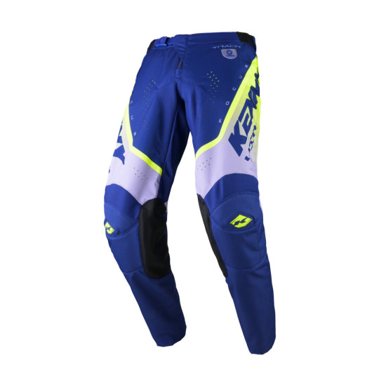 KENNY RACING PANTS CROSS / ENDURO MODEL TRACK FOCUS NAVY COLOUR BLUE / GREY / YELLOW SIZE M (32)