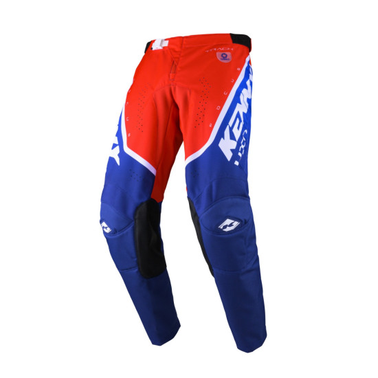 KENNY RACING PANTS CROSS / ENDURO MODEL TRACK FOCUS PATRIOT 24 COLOR BLUE / RED / WHITE SIZE M (32)