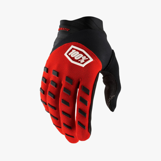 100 PERCENT CROSS / ENDURO GLOVES AIRMATIC RED / BLACK SIZE S