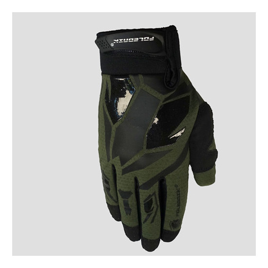POLEDNIK PREMIUM GLOVES / CROSS GLOVES MODEL HRNT (HORNET) AXS COLOR GREEN (KHAKI) SIZE M