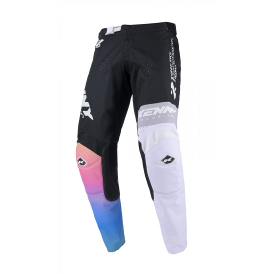 KENNY RACING CROSS / ENDURO PANTS MODEL TRACK ZOOM BLACK COLOR BLACK / WHITE / BLUE SIZE XXXL (40)