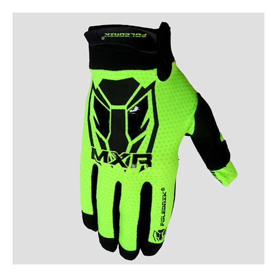 POLEDNIK PREMIUM GLOVES / CROSS GLOVES MODEL HRNT (HORNET) MXR COLOR YELLOW FLUO SIZE M