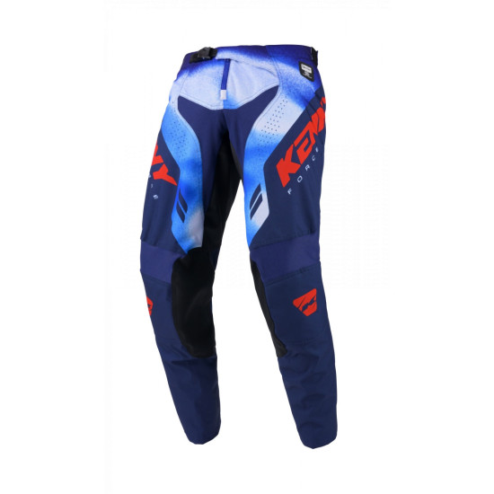 KENNY RACING CROSS / ENDURO PANTS MODEL FORCE FOG BLUE COLOR BLUE / RED SIZE S (30)