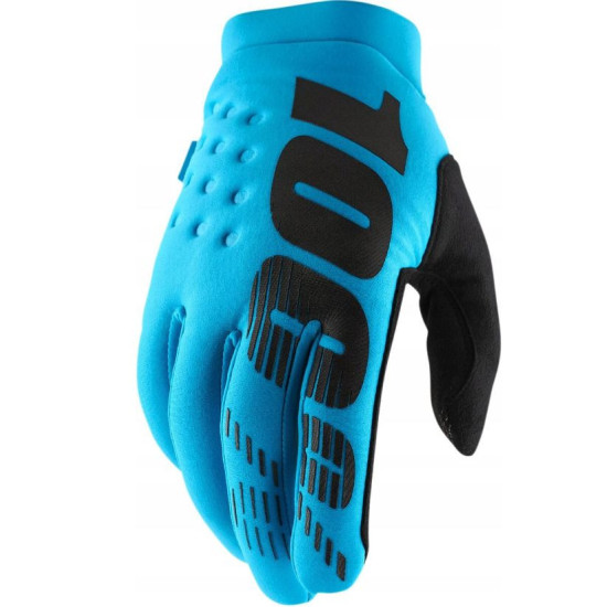 100 PERCENT CROSS / ENDURO BRISKER TURQUOISE PIRŠTINĖS, M DYDIS