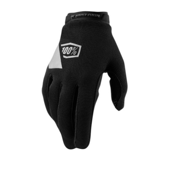 100 PERCENT WOMEN'S CROSS / ENDURO RIDECAMP GLOVES WOMEN BLACK COLOR BLACK SIZE S