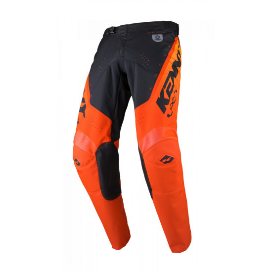 KENNY RACING PANTS CROSS / ENDURO MODEL TRACK FOCUS KID / JUNIOR NEON GREY / ORANGE COLOUR BLACK / ORANGE SIZE 18 (3 YEA