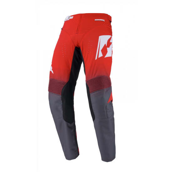 KENNY RACING PANTS CROSS / ENDURO MODEL PERFORMANCE GRADIENT RED COLOR GREY / RED / WHITE SIZE S (30)