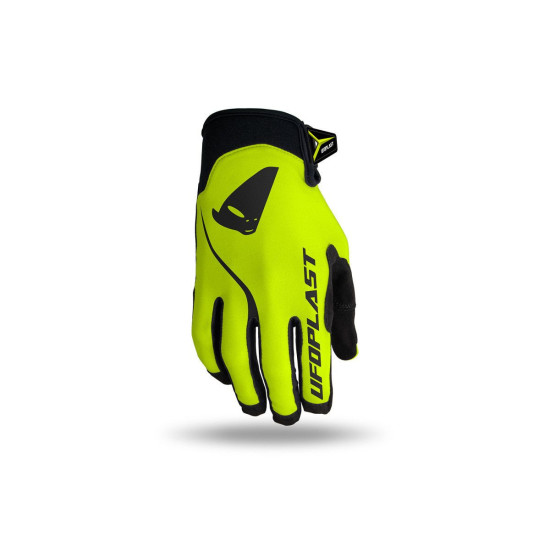 UFO SKYLINE CROSS GLOVES COLOR FLUO YELLOW / BLACK SIZE XL - COLLECTION 2025 / 2026