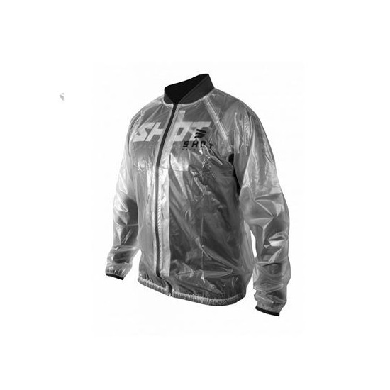 SHOT RACING SALE JUNIOR WINDBREAKER JACKET KID TRANSPARENT COLOR SIZE 6/7