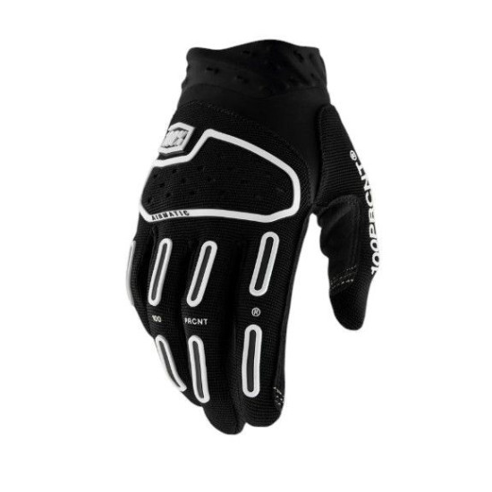 100 PERCENT CROSS / ENDURO AIRMATIC 2 BLACK GLOVES SIZE M