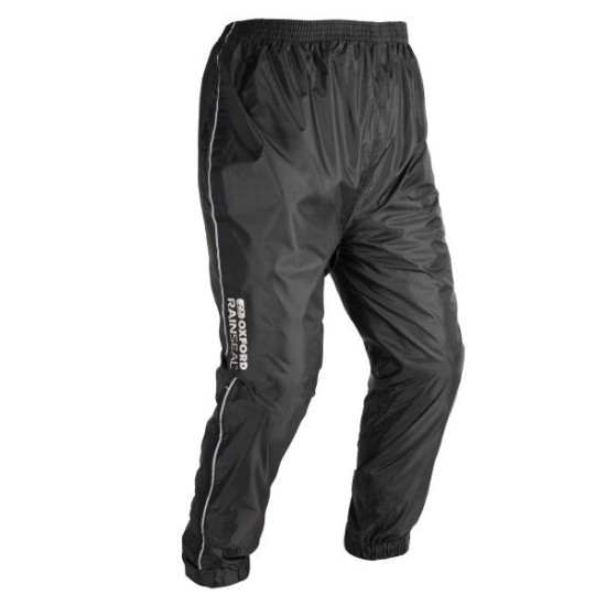OXFORD RAINSEAL TROUSERS, BLACK, SIZE L