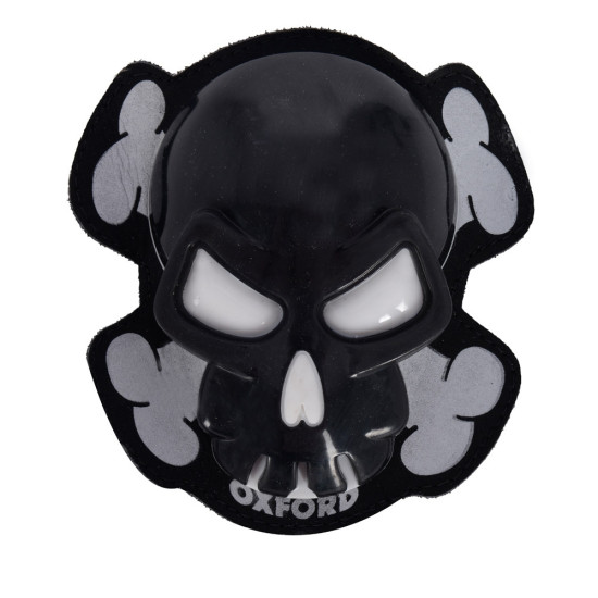 OXFORD SLIDERS FOR 'SKULL' LEATHER SUIT - SKULL COLOUR BLACK (SET)