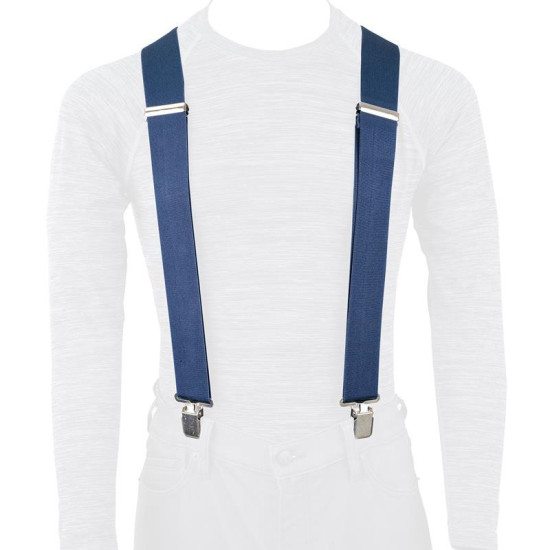 OXFORD SUSPENSIONS FOR TROUSERS, BLUE