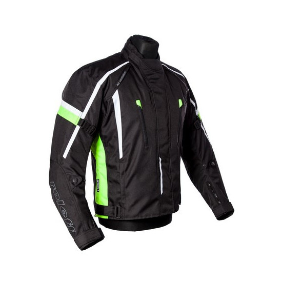 ROLEFF SALE SHORT TEXTILE JACKET WITH MEMBRANE MODEL ANCONA COLOR BLACK / FLUO SIZE S