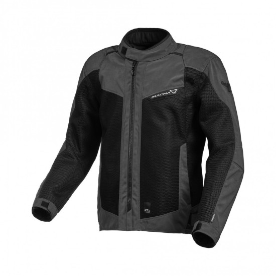 MACNA SALE JACKET (MESH AND DETACHABLE MEMBRANE) EMPIRE NIGHT EYE MOTORCYCLE JACKET BLACK / GREY SIZE XL