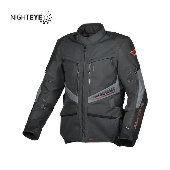 MACNA SALE DOMANE MOTORCYCLE JACKET BLACK SIZE L