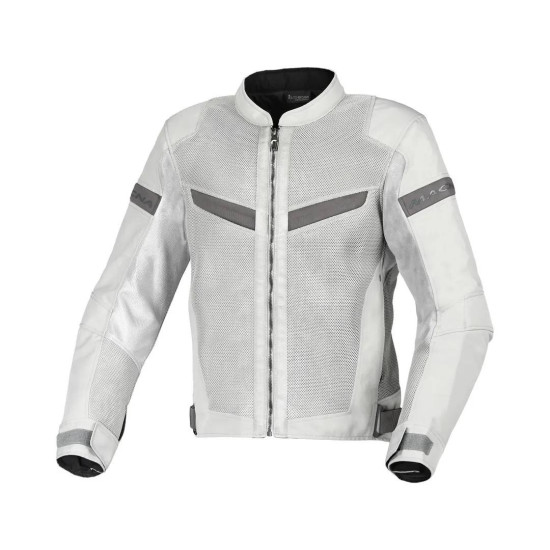 MACNA SALE VELOTURA MOTORCYCLE JACKET LIGHT GREY SIZE S