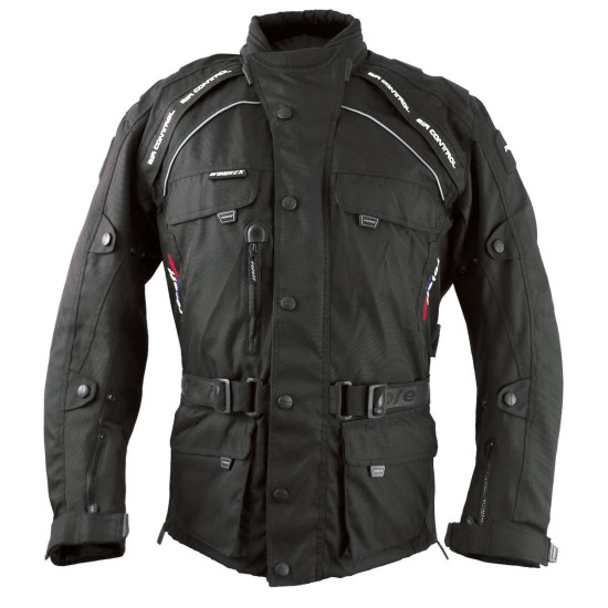 ROLEFF PROMOTION ILGA TEKSTILINĖ STRIUKĖ SU VĖJUI ATSPARIAMU MEMBRANA, LIVERPULIS, JUODA, 3XL DYDIS
