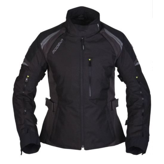 MODEKA JACKET AMBERLY LADY COLOR BLACK-DARK GREY SIZE 38