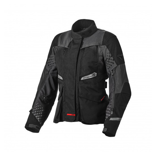 MACNA SALE JACKET (DETACHABLE THERMO AND DETACHABLE RAINTEX) WOMEN'S FUSOR LADIES MOTORCYCLE JACKET BLACK SIZE XL
