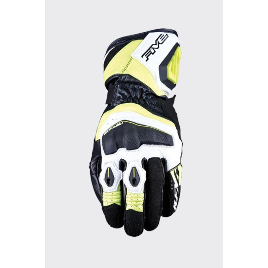 PENKIOS PIRŠTINĖS RFX4 EVO ODINIS PIRŠTINĖS, SPALVA JUODA / FLUO GELTONA, DYDIS 10 (L)