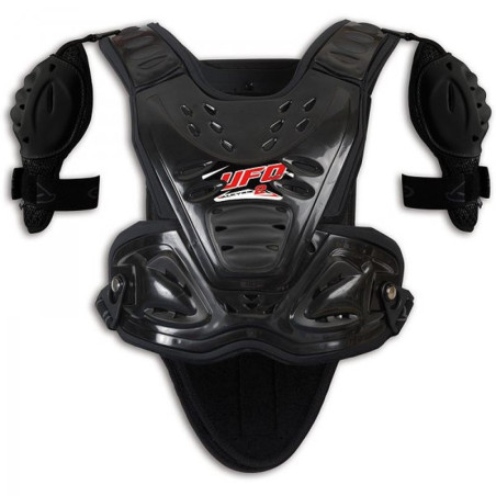 UFO chest protector VALKYRIE 2 with short sleeves, black -