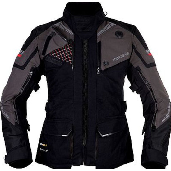MODEKA PANAMERICANA II LADY JACKET (MOTERIŠKA) SPALVA JUODA-TAMSIAI PILKA DYDIS 38