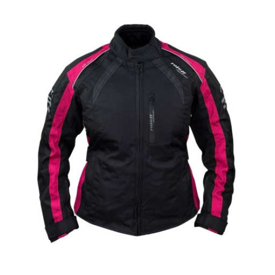 ROLEFF PROMOTION WOMEN'S TEXTILE JACKET (LADY) COLOR BLACK / PINK SIZE L