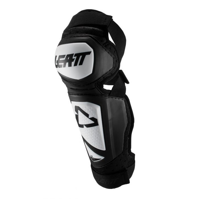 LEATT (2022/2023) knee protectors 3.0 EXT KNEE AND SHIN GUARD WHITE/BLACK color black/white size L/XL