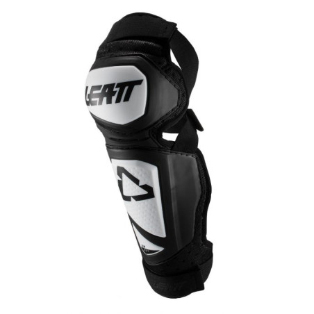 LEATT (2022/2023) kelienių apsaugos 3,0 EXT KNEE AND SHIN GUARD WHITE/BLACK spalva juoda/balta dydis S/M